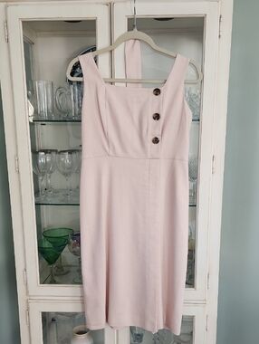 ann taylor seamed flare dress Ann Taylor Seamed Sleeveless Flare Dress in Red Size 6 nwt